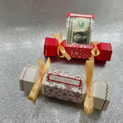 Christmas Surprise Money Pull Pouch ~ Make giving cash fun, festive, and exciting.