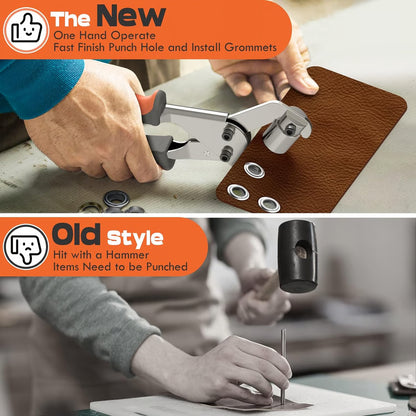 Grommet Tool Kit ~ Punch & set eyelets in one squeeze.