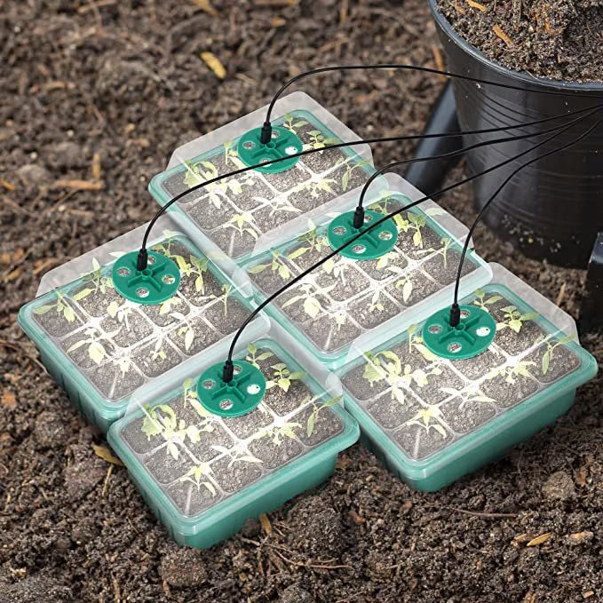 Adjustable Humidity Seed Starter Trays ~ Grow herbs and veggies with ease.