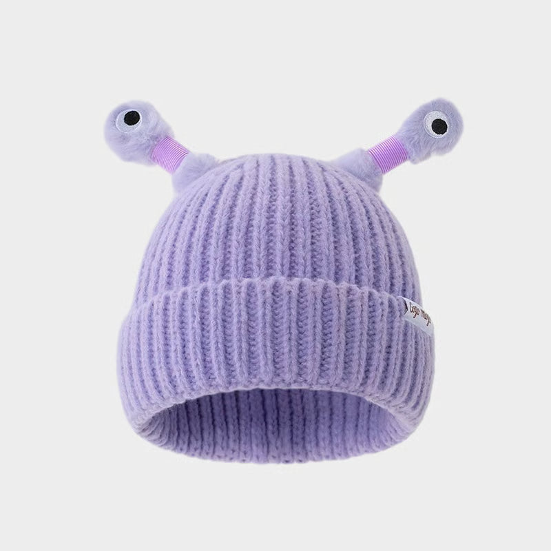 Glowing Little Monster Knit Hat ~ Light up every winter night with warmth and fun.