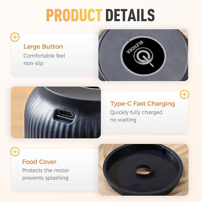 Electric Portable Veggie Choppe ~ Freshly chopped ingredients in seconds.