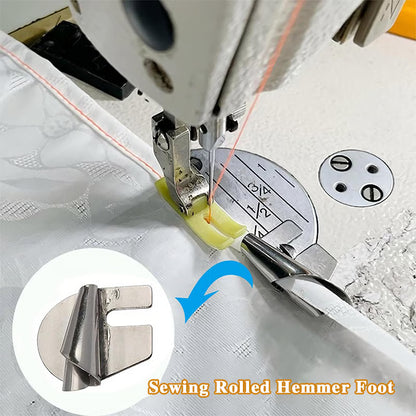 Sewing Rolled Hemmer Foot ~ Turn raw edges into runway-ready finishes.