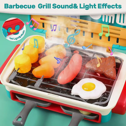 Kids BBQ Grill Toy ~ Backyard cookouts made fun for little chefs.