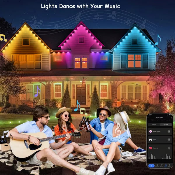 Rainbow LED Outdoor Light ~ Turn every night into a neighborhood festival.