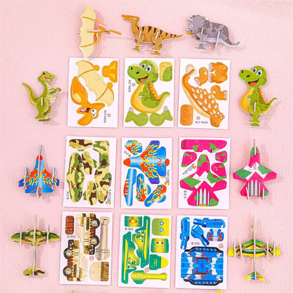 Educational 3D Cartoon Puzzle ~ Keep little hands busy and imaginations big.