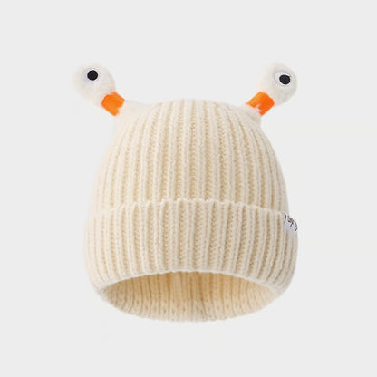Glowing Little Monster Knit Hat ~ Light up every winter night with warmth and fun.