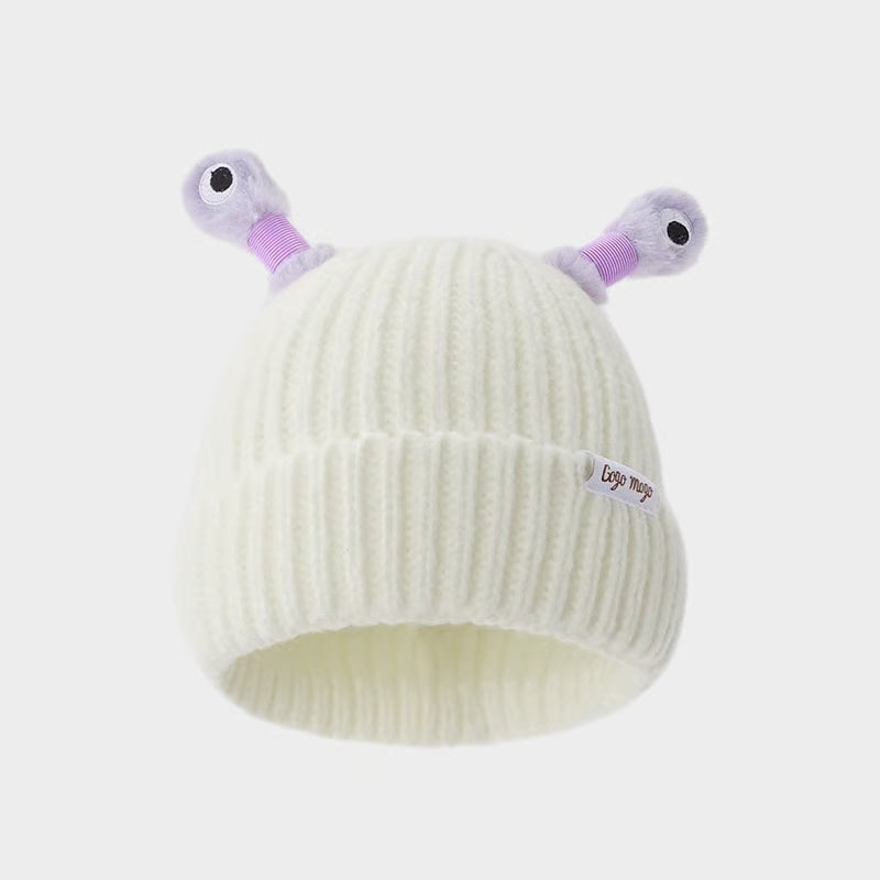 Glowing Little Monster Knit Hat ~ Light up every winter night with warmth and fun.