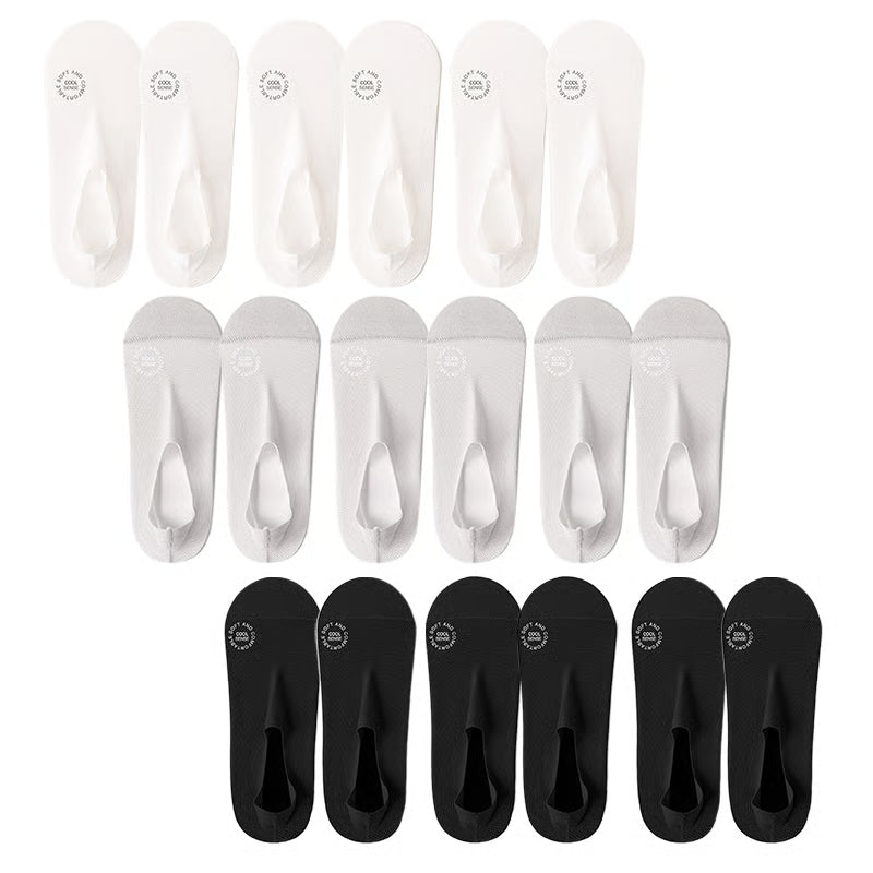 Ultra Thin No Show Cotton Socks ~ Barefoot comfort that stays hidden all day.