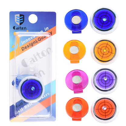Golf Ball Marker Round Cap Clip Mark ~ Line up perfect putts with tour-level precision.