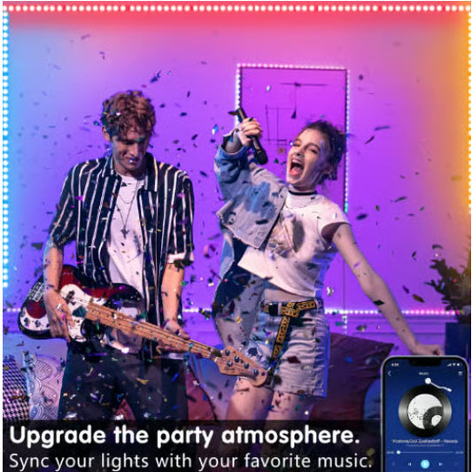 Smart Rainbow LED Outdoor Light ~ Bright, festive effects controlled from your phone.