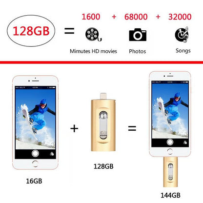 3 in 1 Flash Drive ~ For files that should never exist.