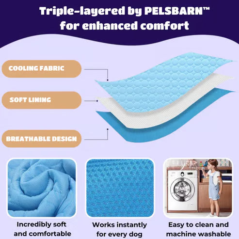 Dog Cooling Mat ~ Instant heat relief without freezing or plugging in.