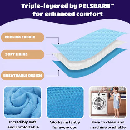 Dog Cooling Mat ~ Instant heat relief without freezing or plugging in.