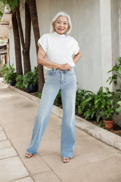 Vintage Wash Jeans ~ Smooth tummy, lifted shape, effortless confidence.