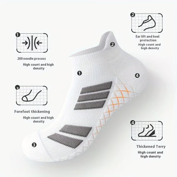 No-Show Sports Socks ~ Invisible comfort that stays put all day.