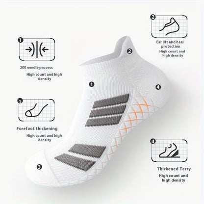 No-Show Sports Socks ~ Invisible comfort that stays put all day.