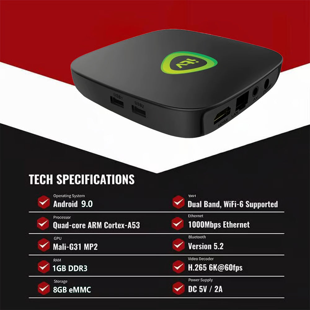 No Monthly Fees TV Box ~ Unlock premium content anytime, anywhere.