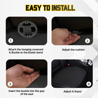 Breathable & Anti-Slip Car Seat Covers ~ Stay cool and comfortable on every drive.