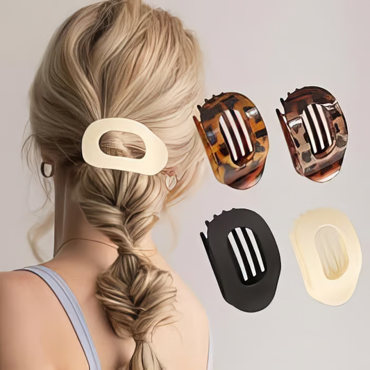 Solid Color Hair Clip ~ Lock in style without breakage or bulk.