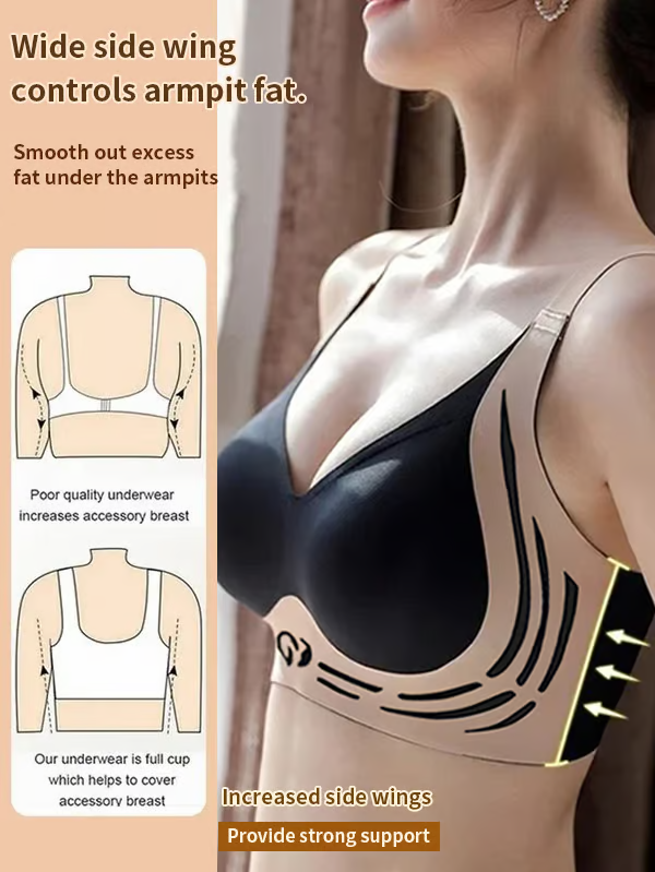 Super Gather Bra ~ Wire-free lift and shaping for all-day comfort
