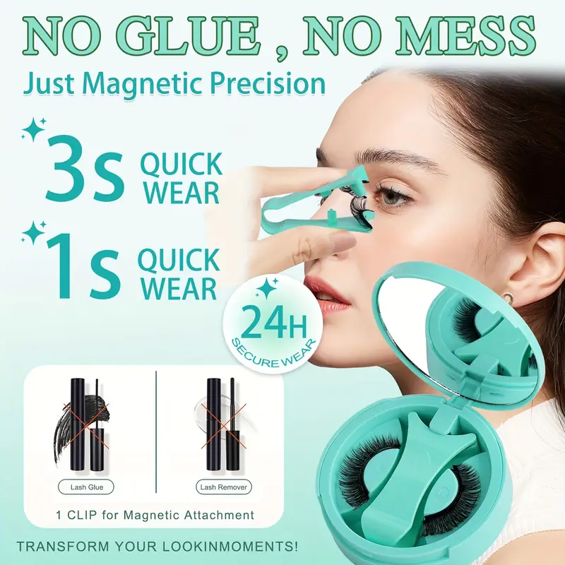 Magnetic Eyelashes ~ Fuller, natural lashes in seconds.