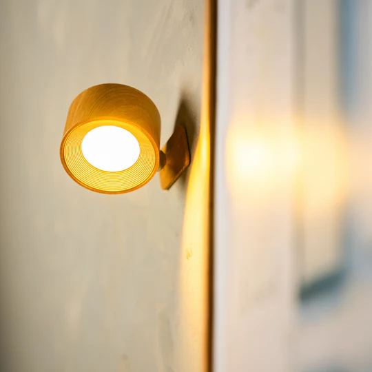 Infinity Wall Lamp ~ Direct warm light exactly where you need it.