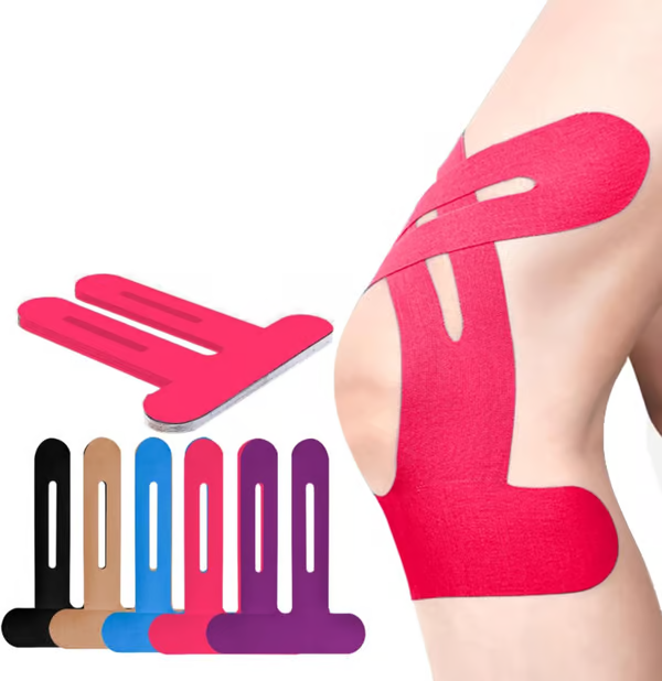Kinesiology Tape For Knees (10pcs) ~ High-Performance Knee Tape That Sticks.