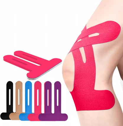 Kinesiology Tape For Knees (10pcs) ~ High-Performance Knee Tape That Sticks.
