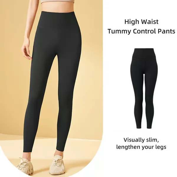 High Waisted Tummy Control Training Leggings ~ Leggings That Hide the Pooch.