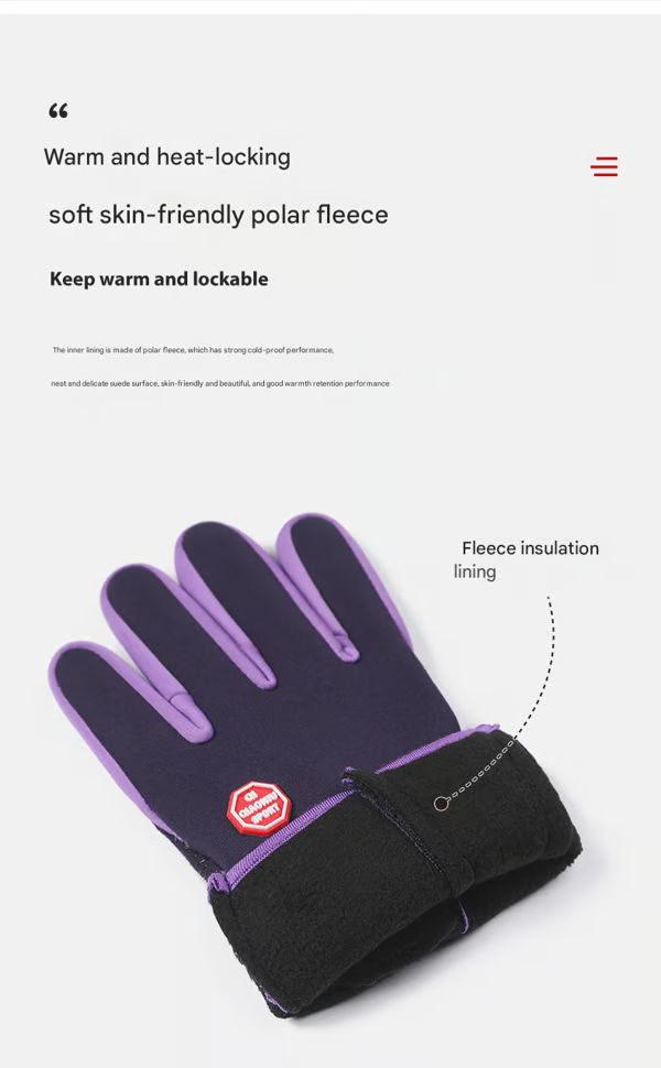 Thermal Winter Gloves ~ All-day warmth without the bulk-