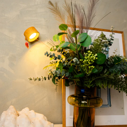 Infinity Wall Lamp ~ Direct warm light exactly where you need it.