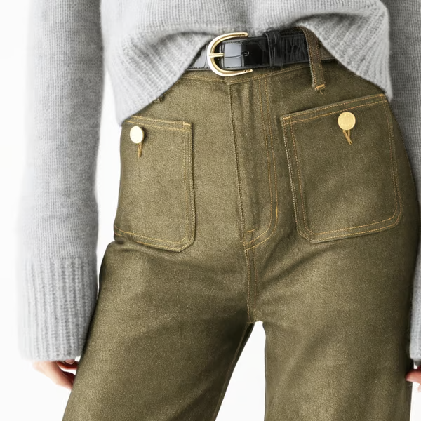Tummy Control Sailor Wide Leg Trouser ~ Flatten your belly and fake longer legs in seconds.