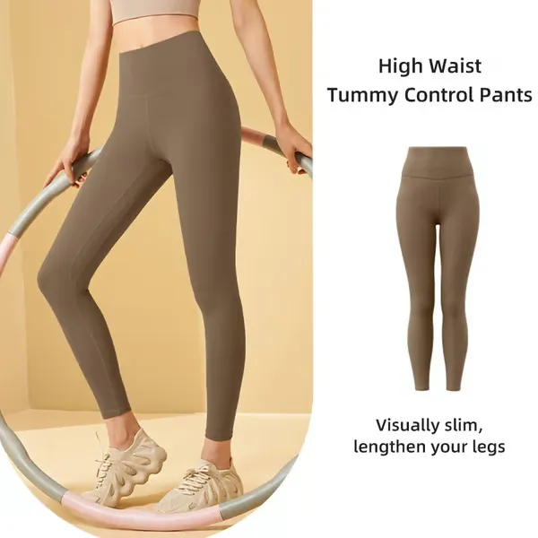 High Waisted Tummy Control Training Leggings ~ Leggings That Hide the Pooch.