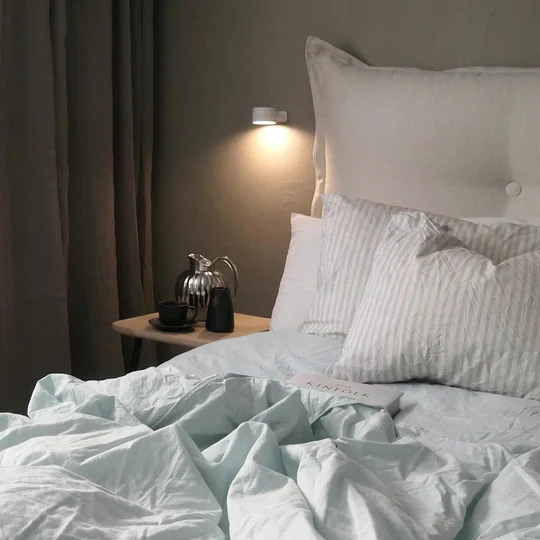 Infinity Wall Lamp ~ Direct warm light exactly where you need it.