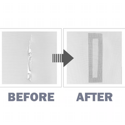 Strong Adhesive Screen Repair Tape ~ Seal rips and stop bugs in seconds.