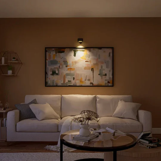 Infinity Wall Lamp ~ Direct warm light exactly where you need it.
