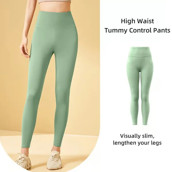 High Waisted Tummy Control Training Leggings ~ Leggings That Hide the Pooch.