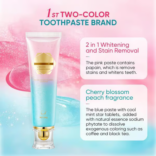 Niacinamide Whitening Toothpaste ~ Whiter teeth, zero pain, real results