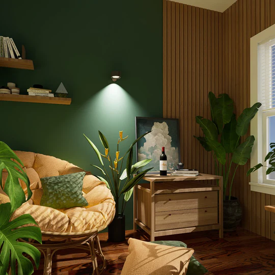 Infinity Wall Lamp ~ Direct warm light exactly where you need it.