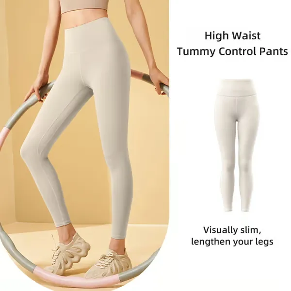 High Waisted Tummy Control Training Leggings ~ Leggings That Hide the Pooch.