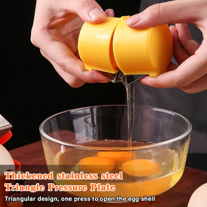 Efficient Egg Cracking Tool ~ Because You’ve Got Better Things to Do.