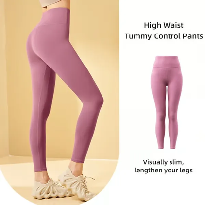 High Waisted Tummy Control Training Leggings ~ Leggings That Hide the Pooch.