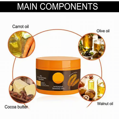 Luxury Intensive Tanning Gel ~ Sun-kissed glow without the sun.