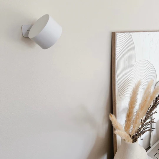 Infinity Wall Lamp ~ Direct warm light exactly where you need it.