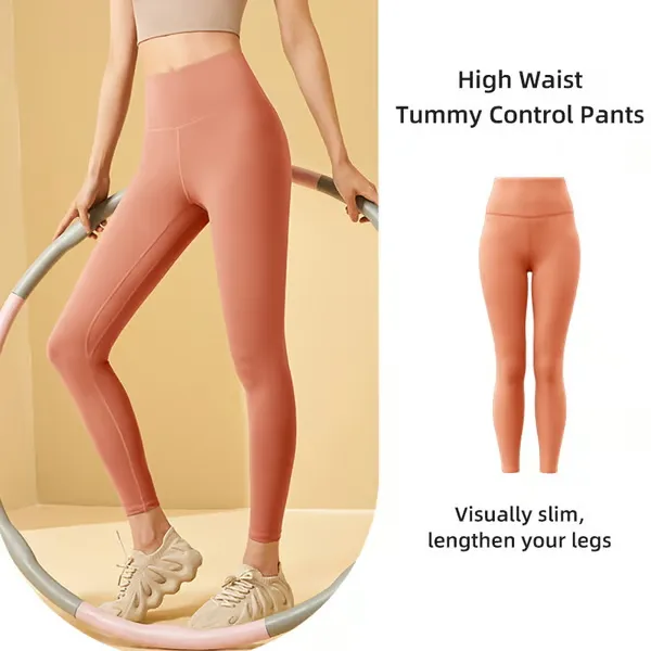 High Waisted Tummy Control Training Leggings ~ Leggings That Hide the Pooch.