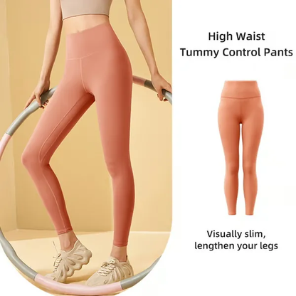 High Waisted Tummy Control Training Leggings ~ Leggings That Hide the Pooch.