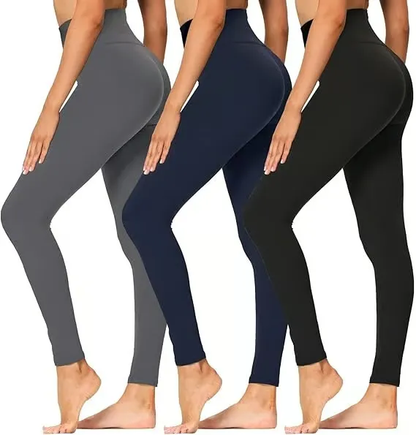 High Waisted Tummy Control Training Leggings ~ Leggings That Hide the Pooch.