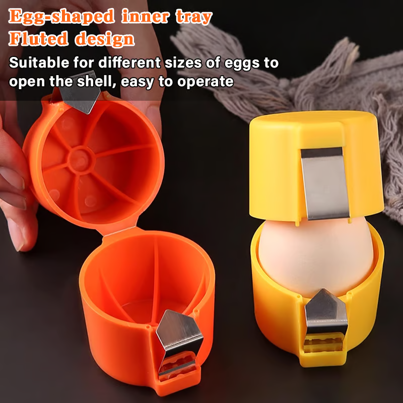 Efficient Egg Cracking Tool ~ Because You’ve Got Better Things to Do.
