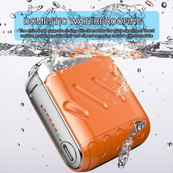 Portable Dual Ring Shaver ~ Powerful grooming wherever you go.