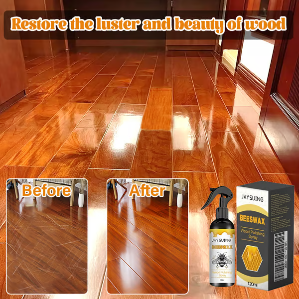 Natural Beeswax Care Spray & Restorer ~ Bring dull wood back to life in minutes